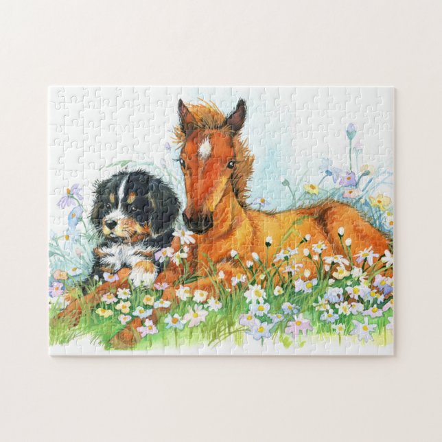 Quebra-cabeça dos melhores amigos (Horizontal)