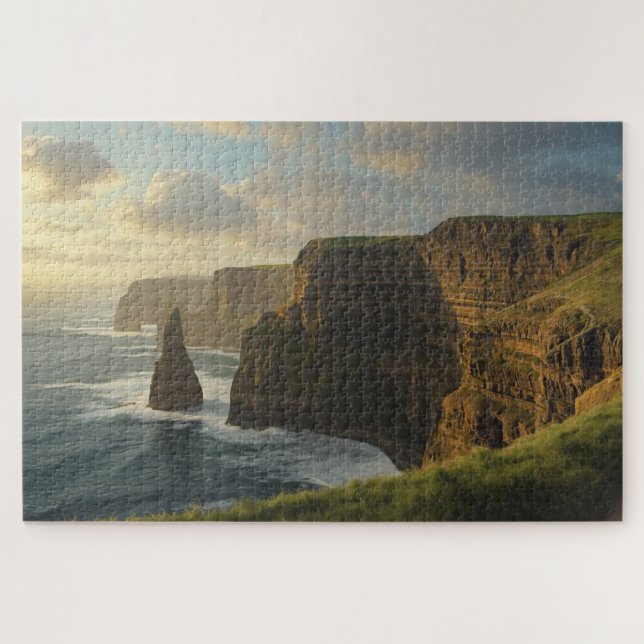 Quebra-Cabeça dos Penhascos do Oceano Irlandês (Horizontal)
