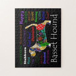 Quebra-cabeça dos traços do Basset