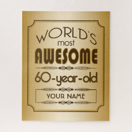 Quebra-cabeça Dourada Celebração do 60º aniversário do Mundo Mel