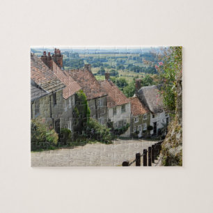 Quebra-cabeça Dourada Hill, Shaftesbury, Dorset, Inglaterra