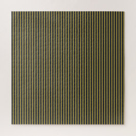 Quebra-cabeça Dourado fino Elegante e Marinho Vertical Strips Ve