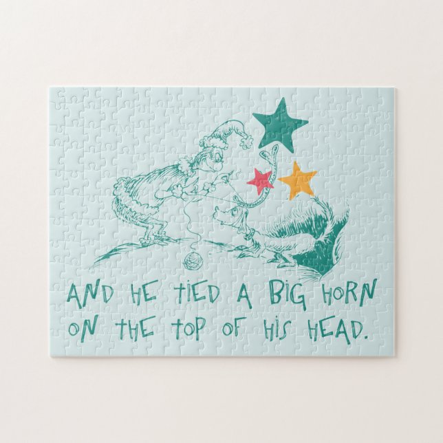 Quebra-cabeça Dr. Seuss | Grass e Max (Horizontal)