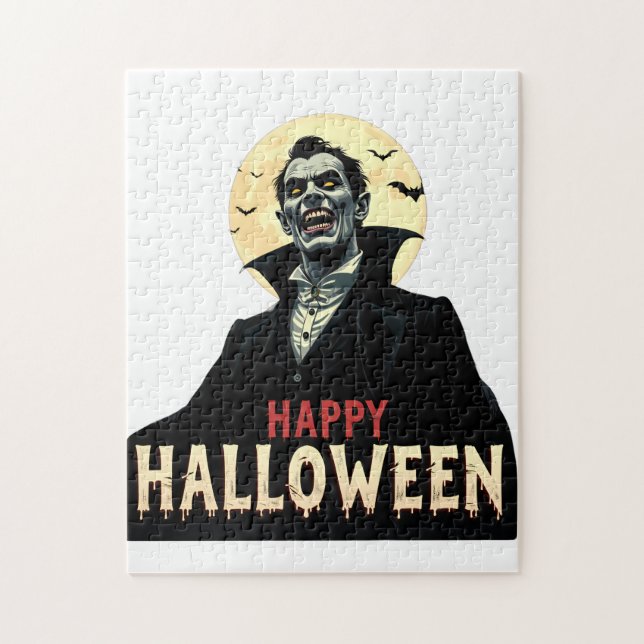 Quebra-cabeça Dracula Deseja Uma Noite Estranho (Vertical)