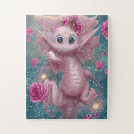 Quebra-cabeça Dragão Bebê Rosa