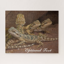 Dragão Carborizado Personalizado Lizard Jigsee Puz