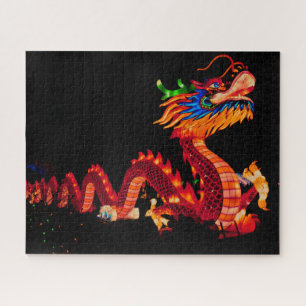 Quebra-cabeça Dragão chinês de desfile