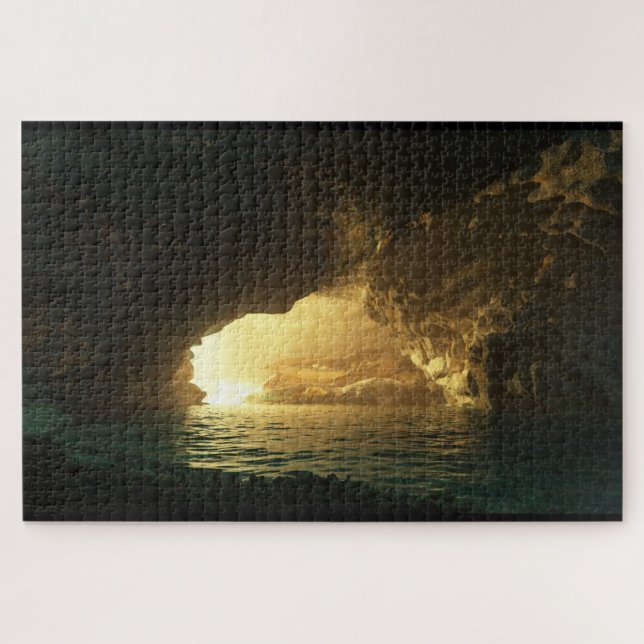 Quebra-cabeça Dragão é Dourado (Horizontal)