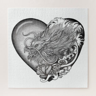 Quebra-cabeça Dragão Heart
