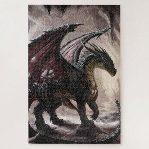 Quebra-cabeça Dragão Na Caverna