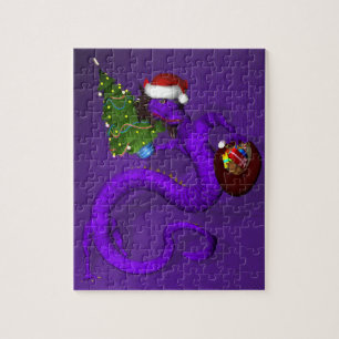 Quebra-cabeça Dragão Roxo 8x10
