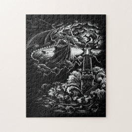 Quebra-cabeça Dragões Não Assombrados em uma Tempestade