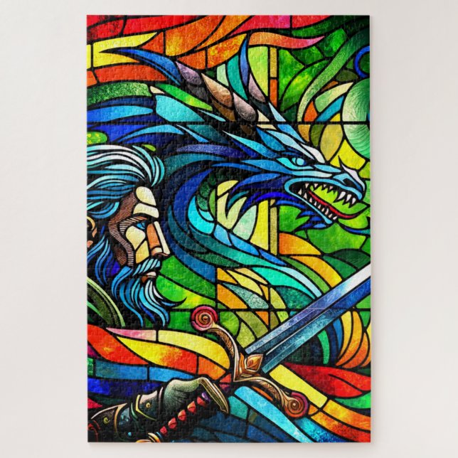 Quebra-cabeça Dragon Art (Vertical)