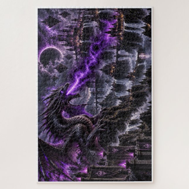 Quebra-cabeça Dragon des Ténèbres – Royaume de l’Éclipse (Vertical)