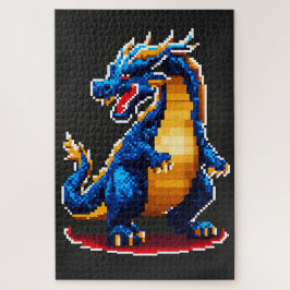 Quebra-cabeça Dragon en pixel art