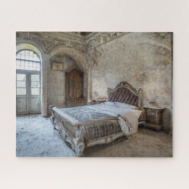 Quebra-cabeça Dreamasy Abandonou Chateau Bedroom Francês (Horizontal)