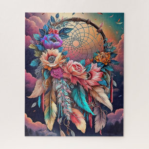 Quebra-cabeça Dreamcatcher, Skulls & Rosas