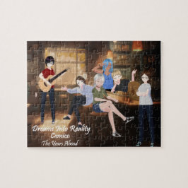 Quebra-cabeça DreamsIntoRealityComics A Arte Do Cobrir Do Bar