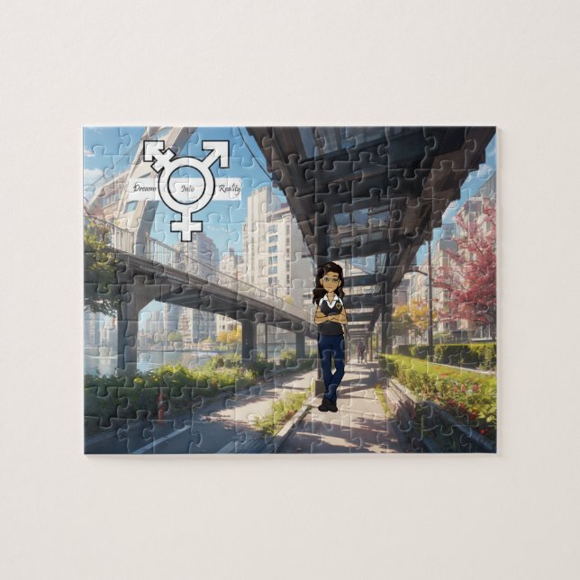 Quebra-cabeça DreamsIntoRealityComics Ashlyn Tempest Art Cobrir (Horizontal)