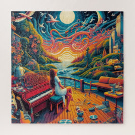 Quebra-cabeça Dreamy Riverfront Harmony