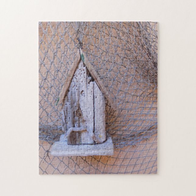 Quebra-cabeça Driftwood Birdhouse (Vertical)