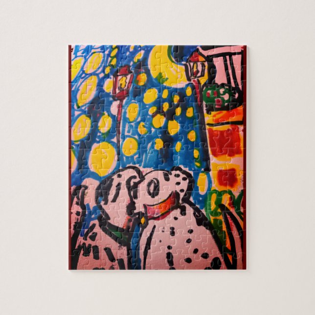 Quebra-cabeça Duas artes amantes Dalmatianas (Vertical)