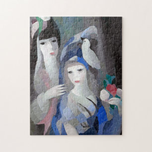 Quebra-cabeça Duas Dama e Dove, Marie Laurencin