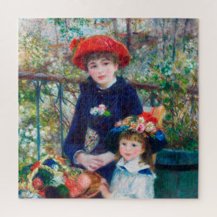 Quebra-cabeça Duas Irmãs - Impressionista Renoir Pintura 1881