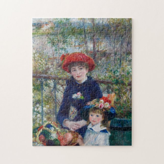 Quebra-cabeça Duas Irmãs (no terraço) | Renoir (Vertical)
