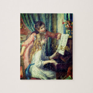 Quebra-cabeça Duas Jovens Meninas no Piano por Renoir:
