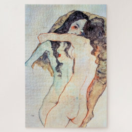 Quebra-cabeça Duas Mulheres Embarcando | Egon Schiele |