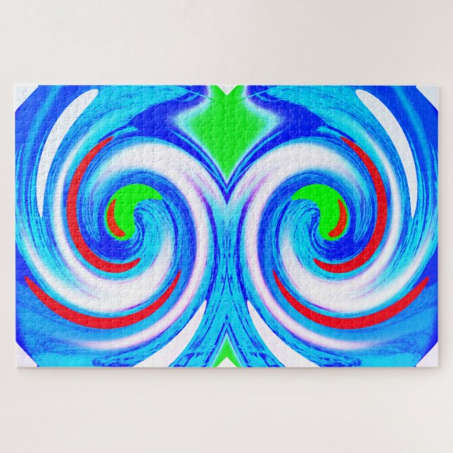 Quebra-cabeça Duas tempestades de arte (Horizontal)