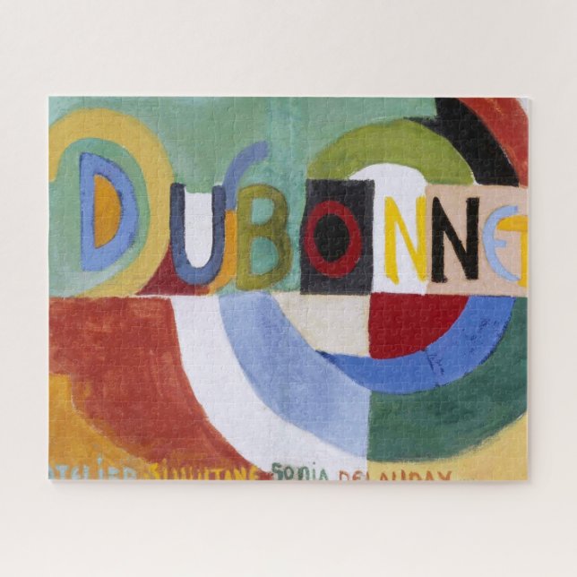 Quebra-cabeça Dubonnet | Sonia Delaunay | (Horizontal)