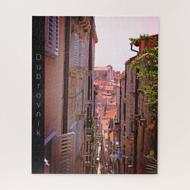 Quebra-cabeça Dubrovnik Dentro nos Velhos Muros da Cidade III (Vertical)