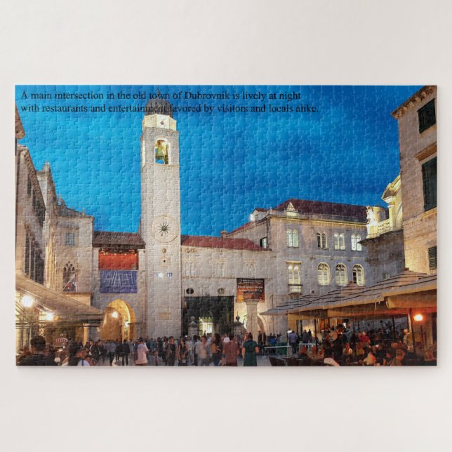 Quebra-cabeça Dubrovnik Old Town Croácia Grande (Horizontal)