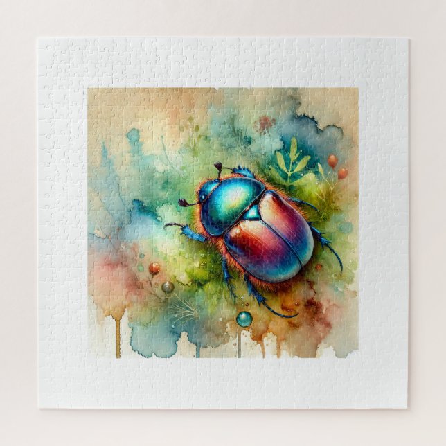 Quebra-cabeça Dung Beetle 151024AREF103 - Watercolor (Vertical)