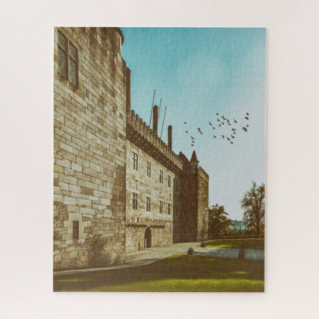 Quebra-cabeça Duques do Palácio de Braganza, Guimaraes, Portugal (Vertical)