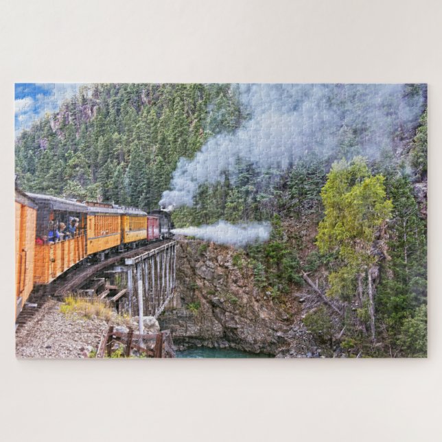 Quebra-cabeça Durango E Silverton Locomotive Blowdown (Horizontal)