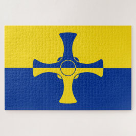 Quebra-cabeça Durham Flag (County of England, Reino Unido)