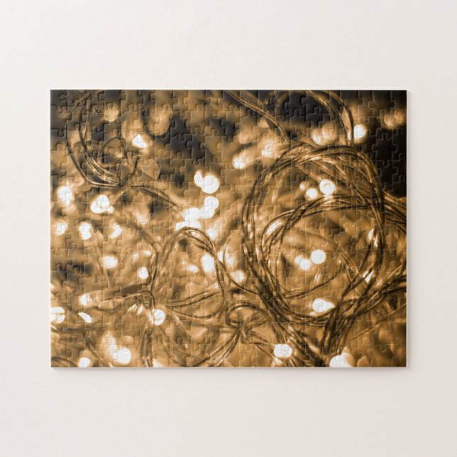 Quebra-cabeça Duro de natal Luzes de natal (Horizontal)