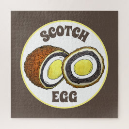 Quebra-cabeça Duro de ovos de sopa cozinhados britânicos Comida 