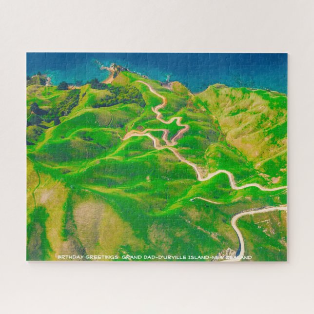 Quebra-cabeça D'Urville Island-NZ (Horizontal)