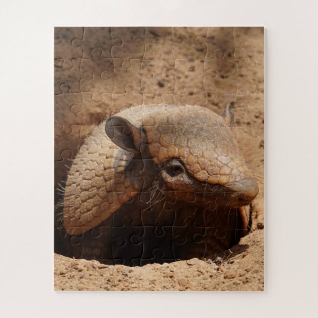 Quebra-cabeça Dwarf Armadillo dizendo Olá (Vertical)