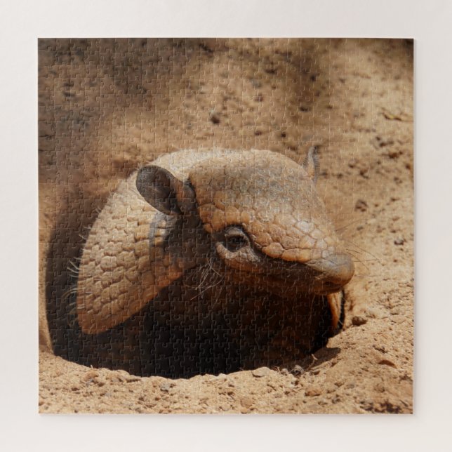Quebra-cabeça Dwarf Armadillo dizendo Olá (Vertical)