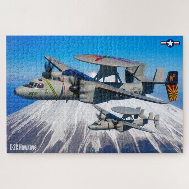 Quebra-cabeça E-2C HAWKEYE (20x30 POLEGADAS) (Horizontal)