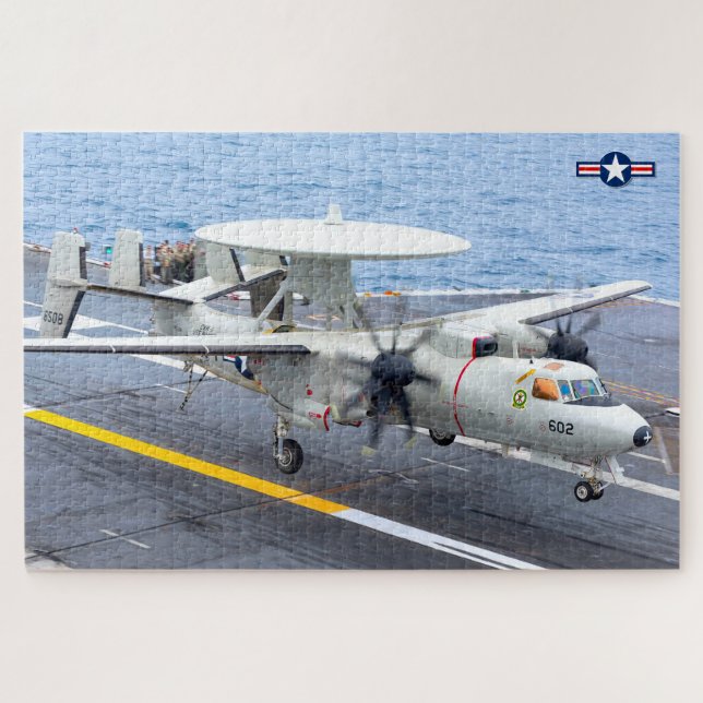 Quebra-cabeça E-2C HAWKEYE (20x30 polegadas) (Horizontal)