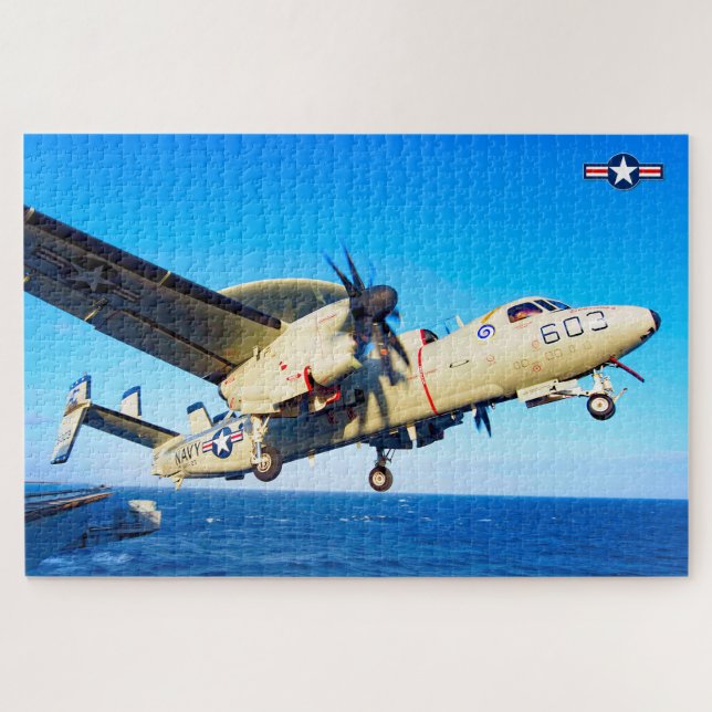 Quebra-cabeça E-2C HAWKEYE (20x30 polegadas) (Horizontal)