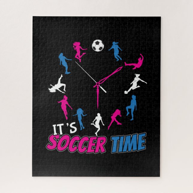 Quebra-cabeça É a citação das garotas do Soccer Time (Vertical)