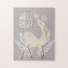 É bem com a minha alma, a água do inverno, veado