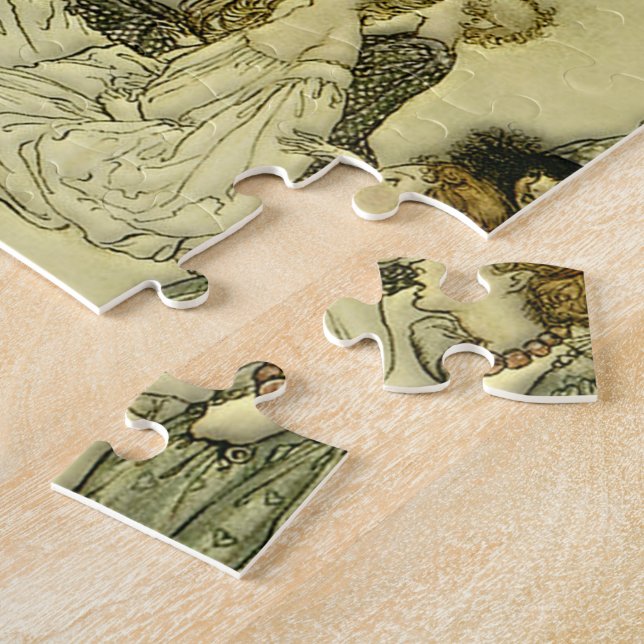 Quebra-cabeça E uma canção feericamente - Arthur Rackham (Lateral)